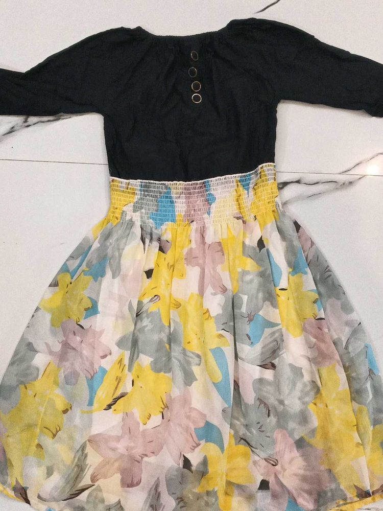 Floral Print Casual Dress