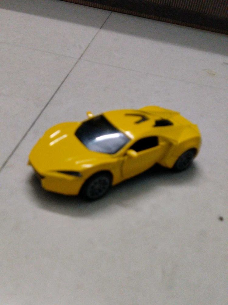 Yellow DIECAST CAR 🚗 ⚡
