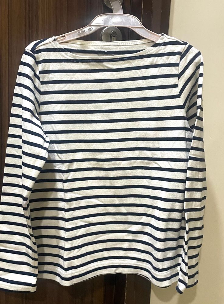 Striped Long Sleeve Top