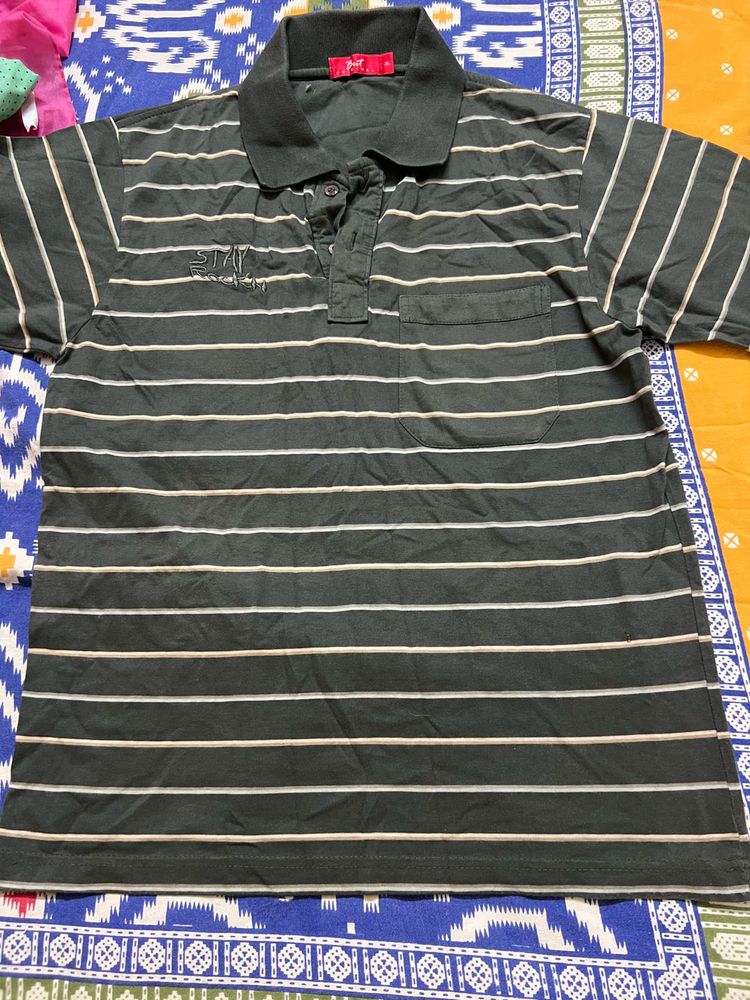 Striped Polo Shirt