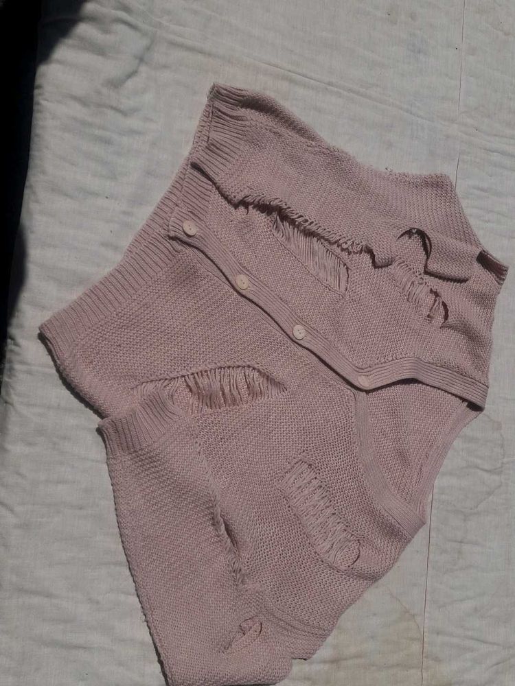 Distressed Cardigan