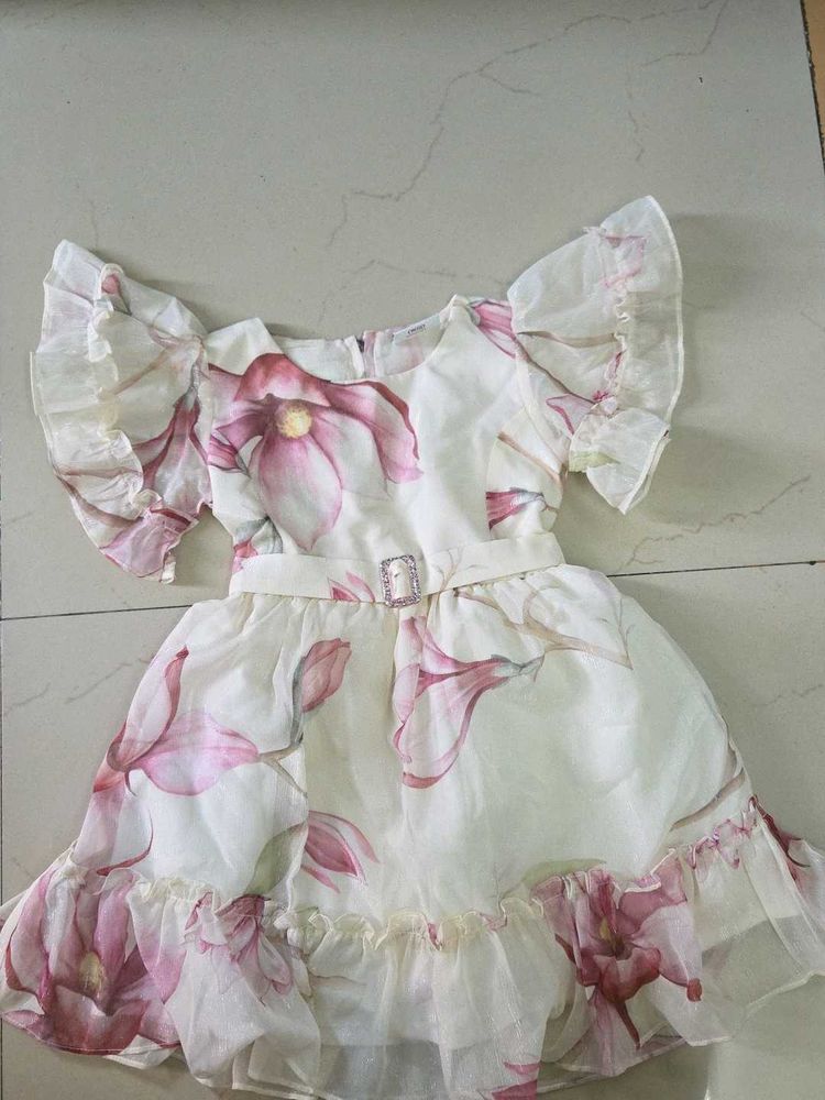 Floral Print Girls Dress