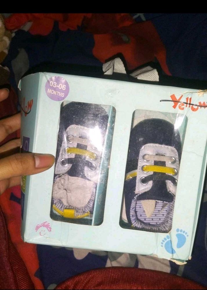 Kids Navy Sporty Shoes