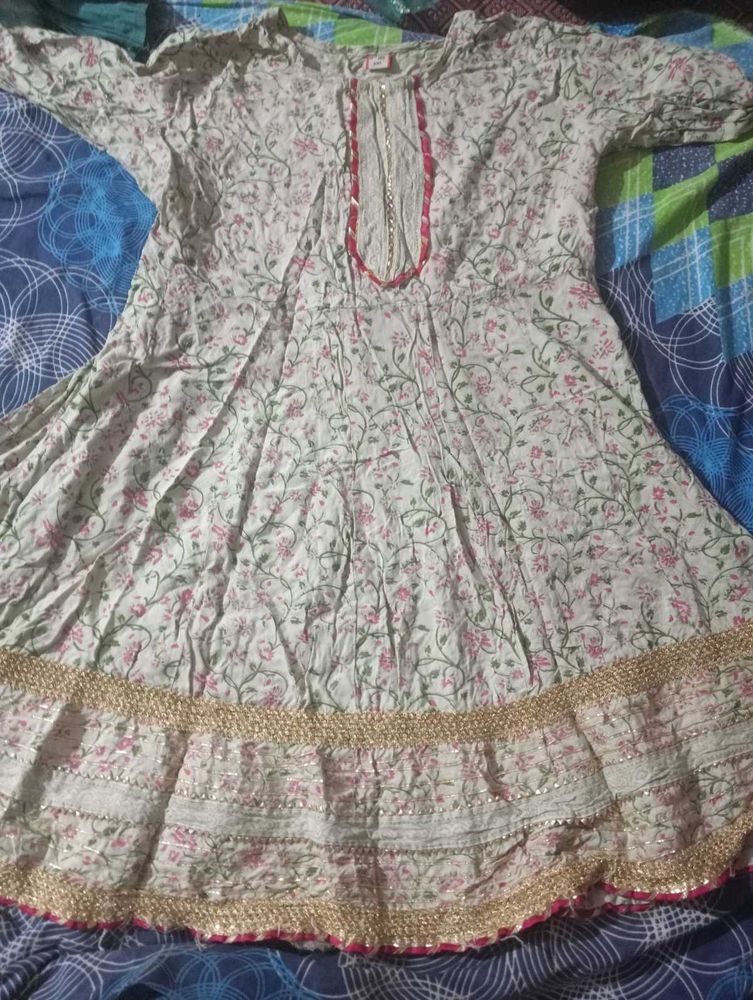 short anarkali with sharara 👗🥻