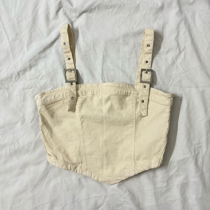 Beige Corset Top