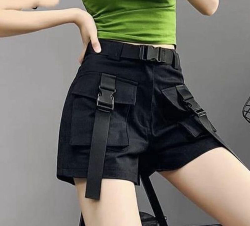 Black Cargo Short