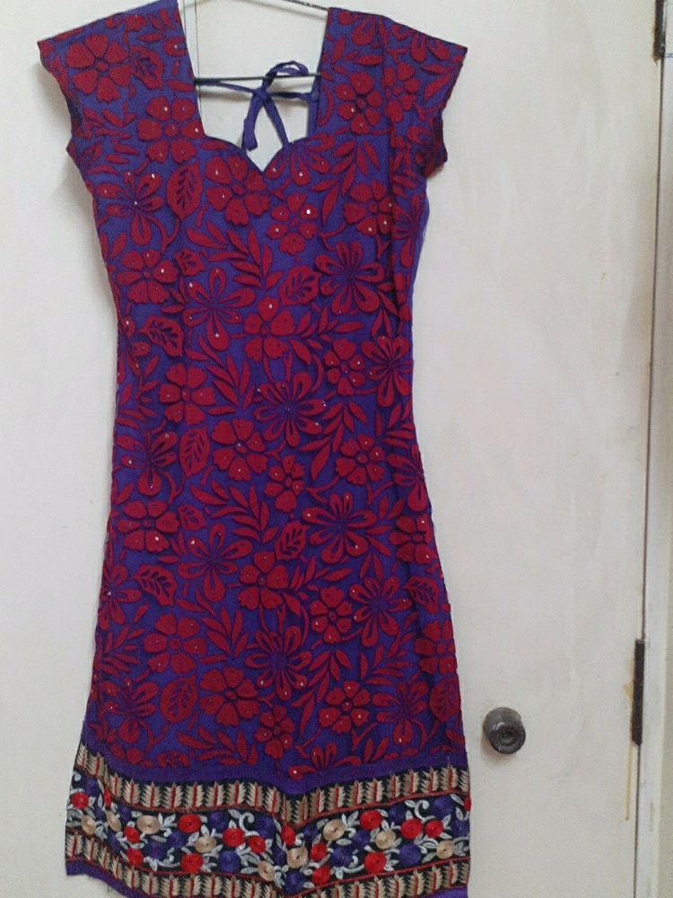 Georgette Work Kurta