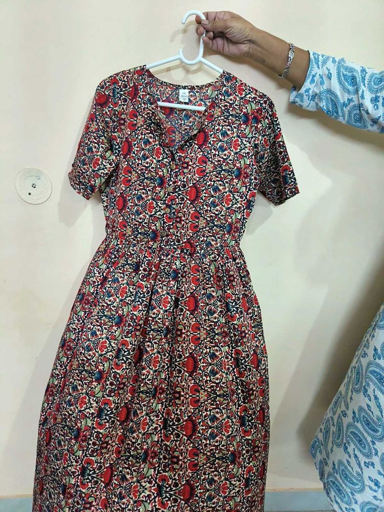 Button up dress