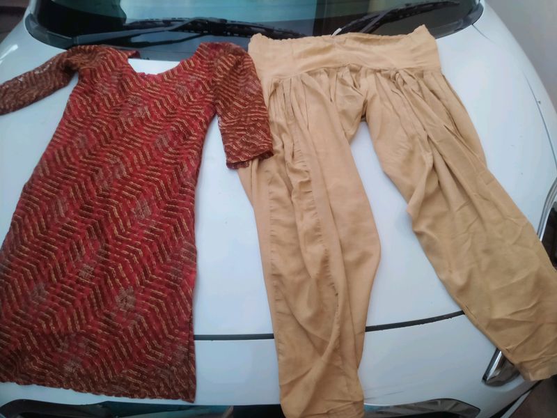 Maroon Salwar Suit