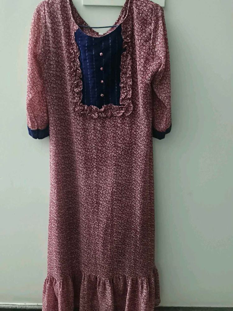 Floral Print Maxi Dress