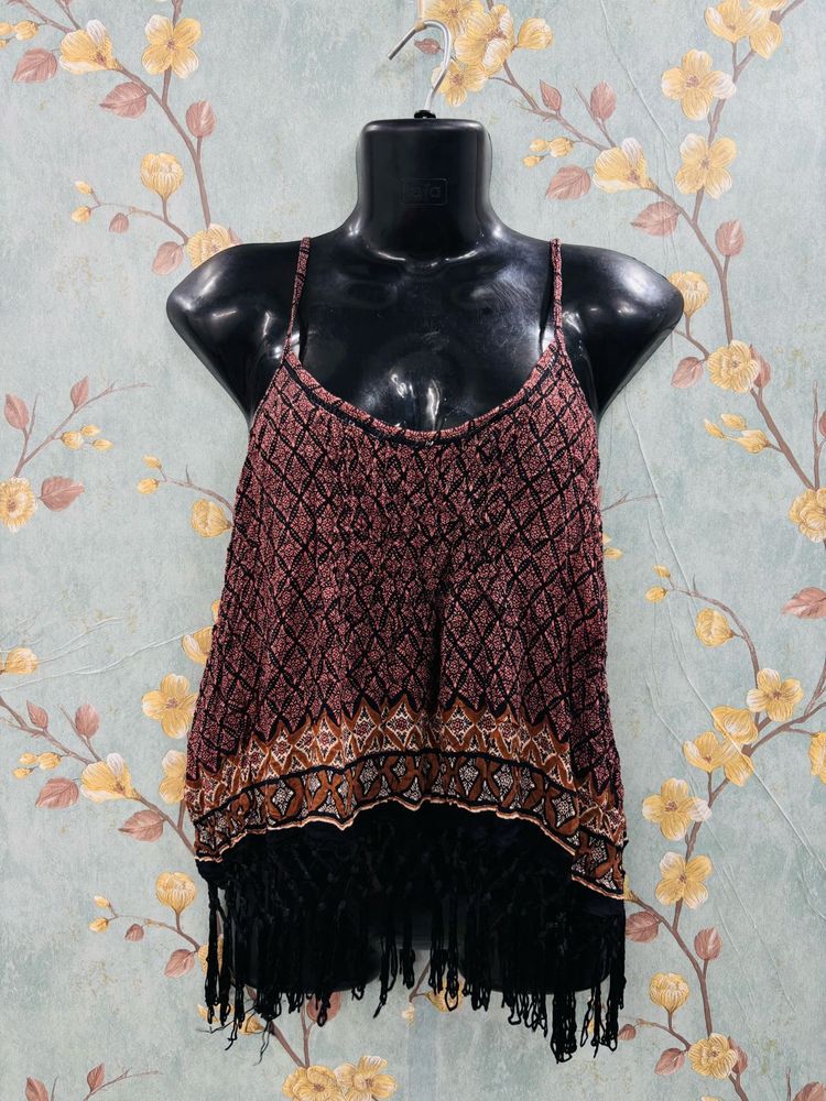 Forever 21 Fringe Top