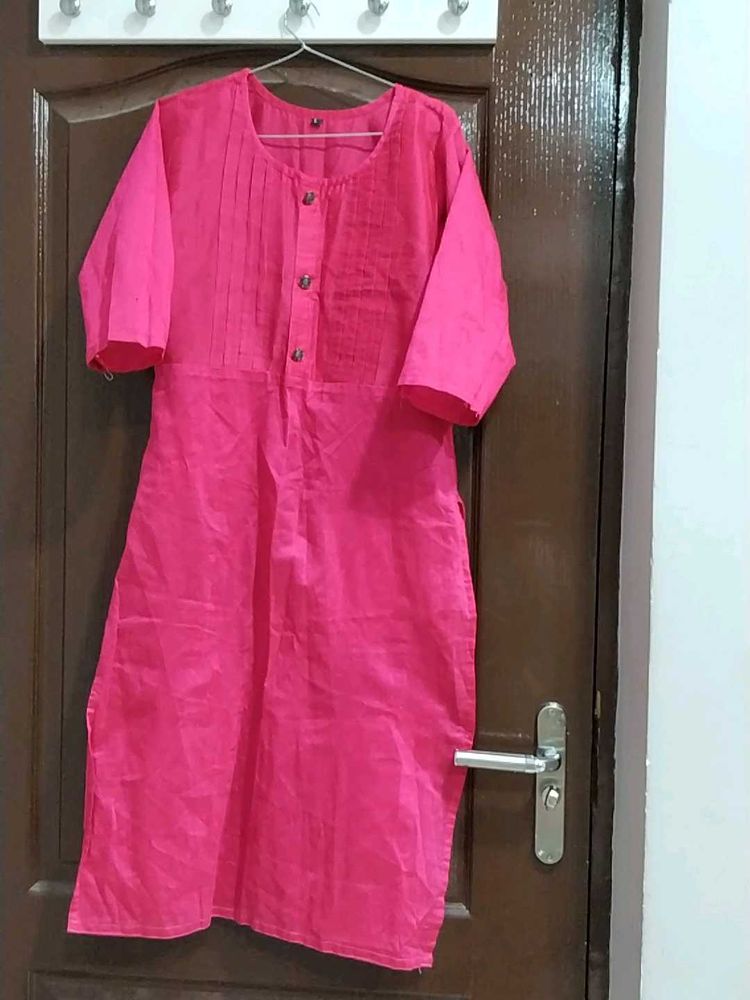 Pink  Kurta