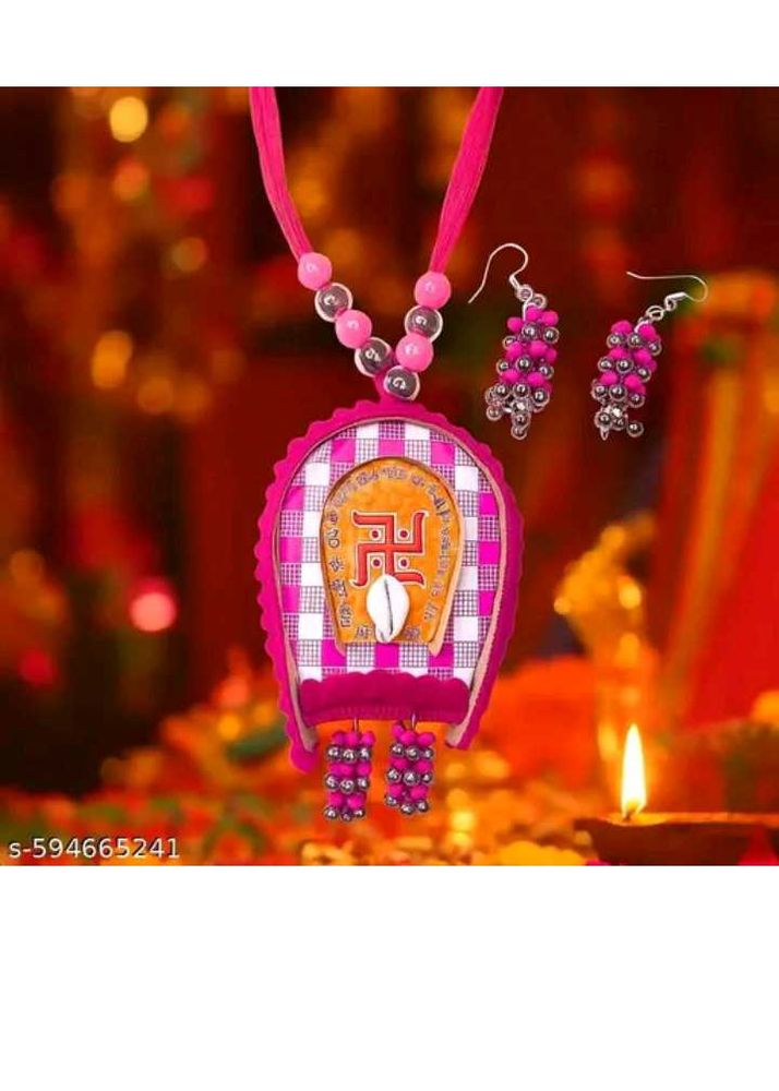 Ethnic Necklace and Earring Set