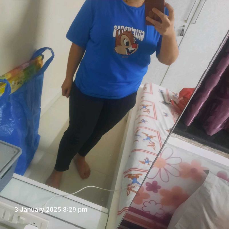 Royal Blue Teddy Tshirt