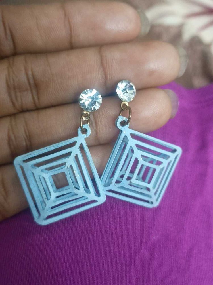 Geometric Dangle Earrings