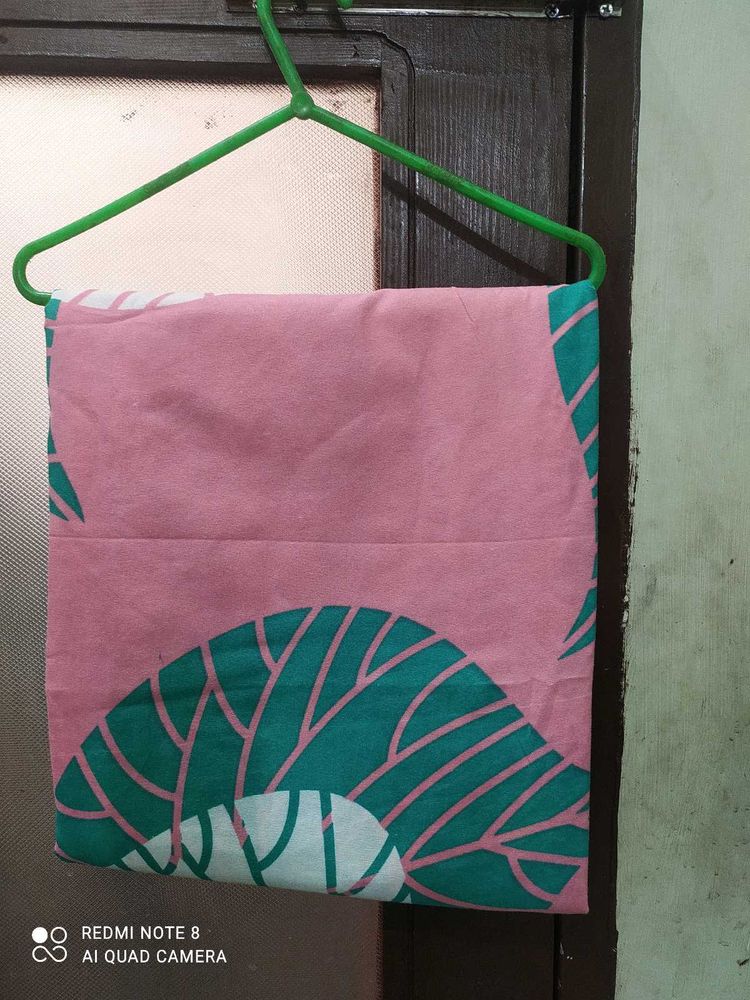 Single Bed Sheet With Pillow