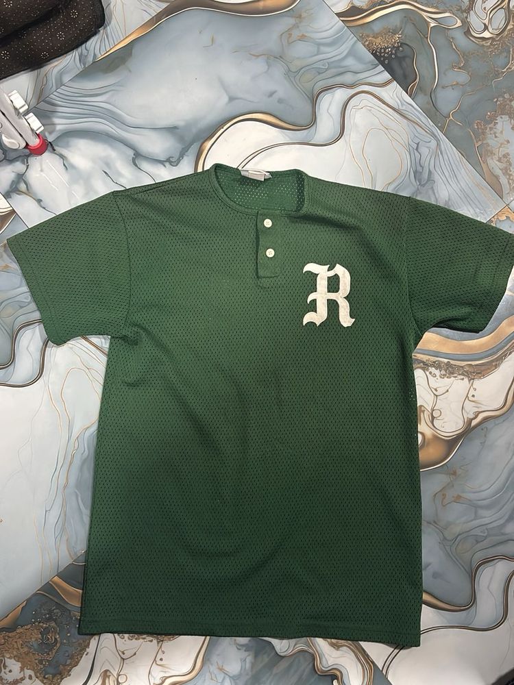Green Net Jersey Oversized