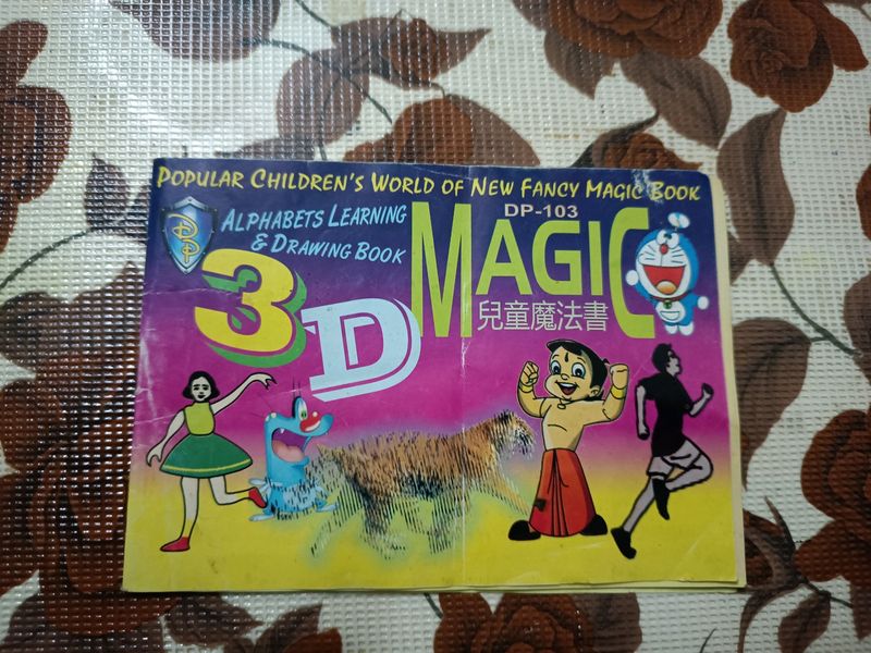 oo3d Magic Book For Child, Alphabet Learning Fancy