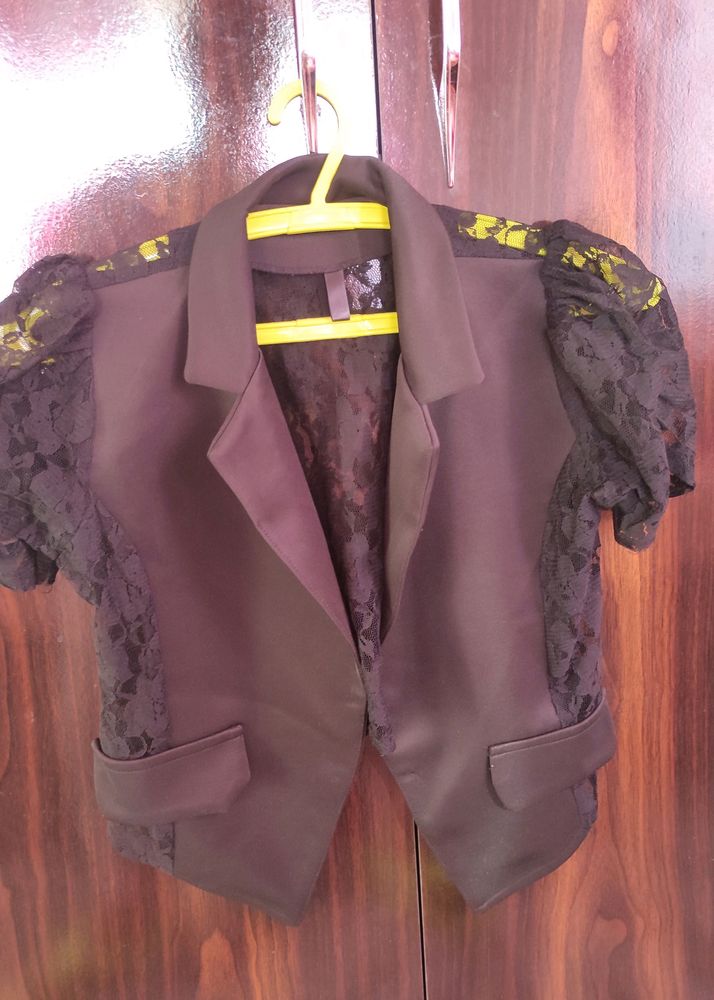 Black Stunning Scrug For Party Wear