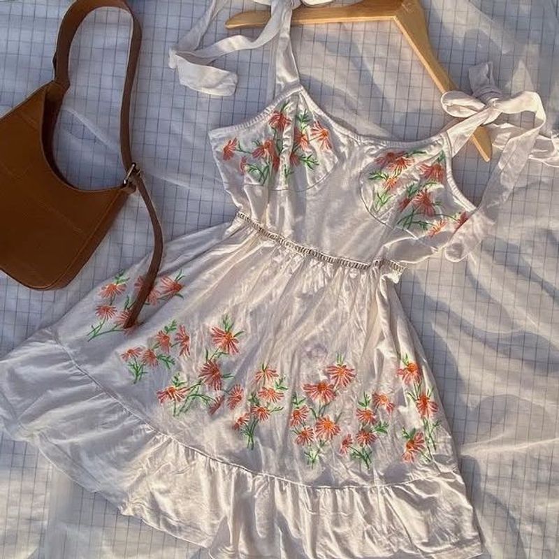 Cottage Core Mini Dress