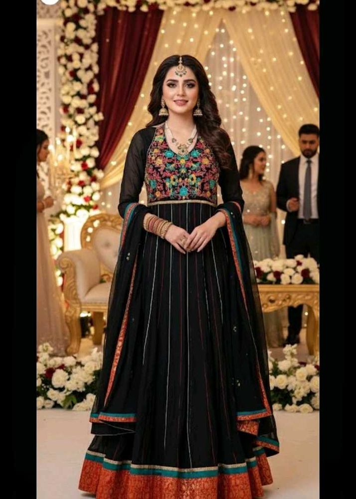 Sale Only For Today/New Black Gown🖤