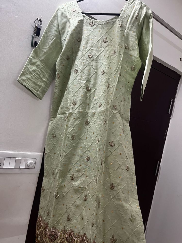 Heavy Wedding Dress With Pant