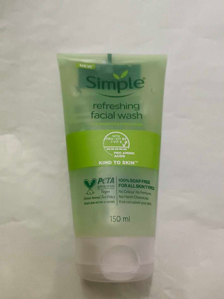 Simple Facial Wash