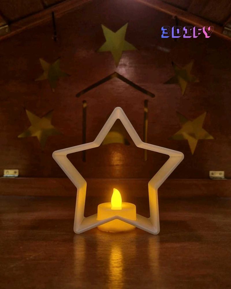 3D printed Starry Night Light