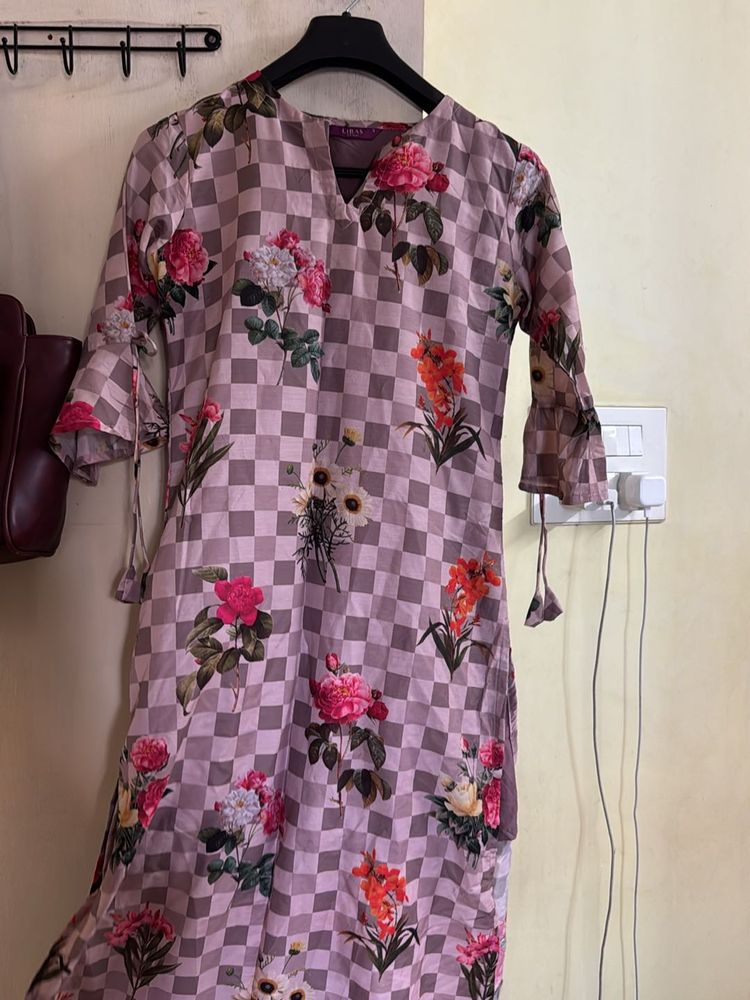 Mauve Beautiful Libas Kurti