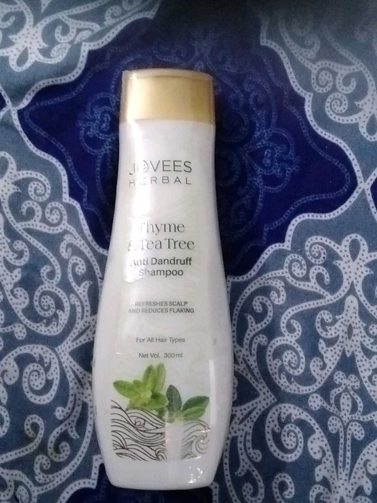 New Seal Pack Jovees Thyme Tea Tree Shampoo 300 Ml