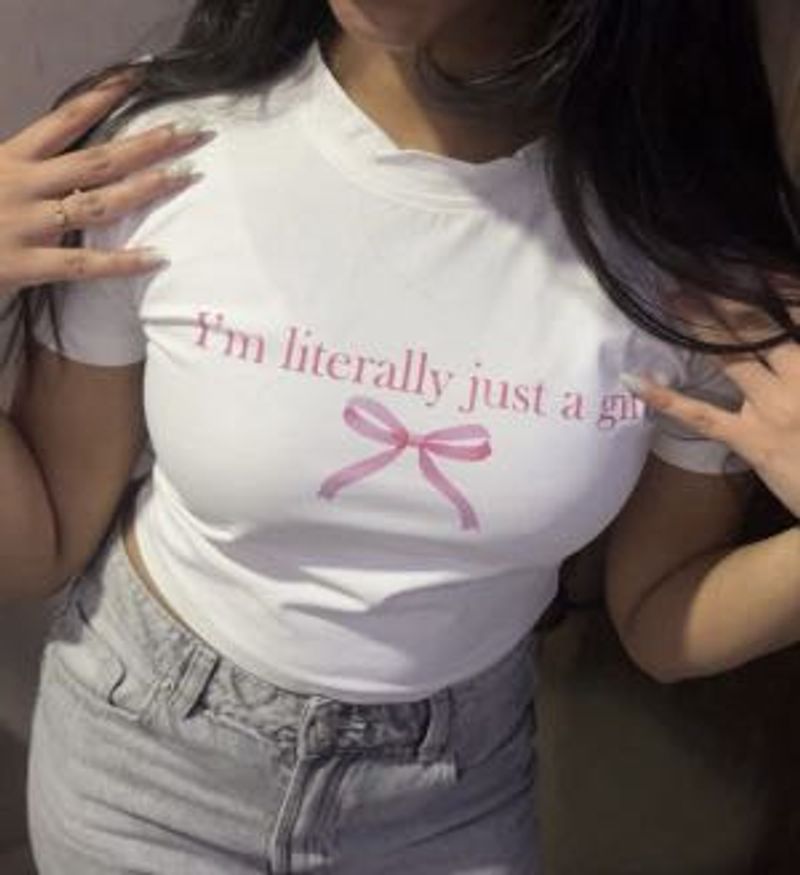 Cute Graphic Print T-Shirt