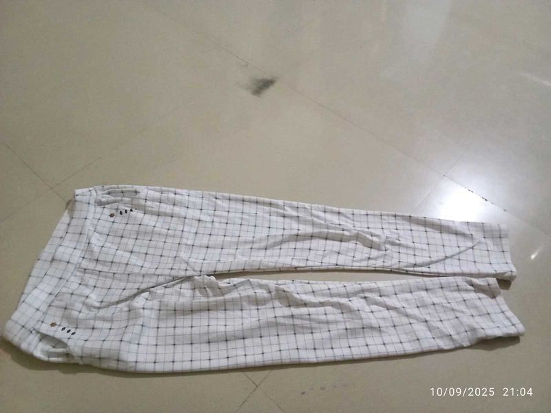 Checkered Casual Pants