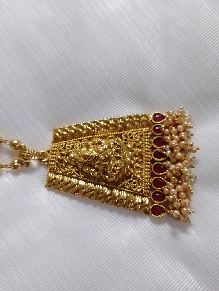 Gold Lakshmi Haram