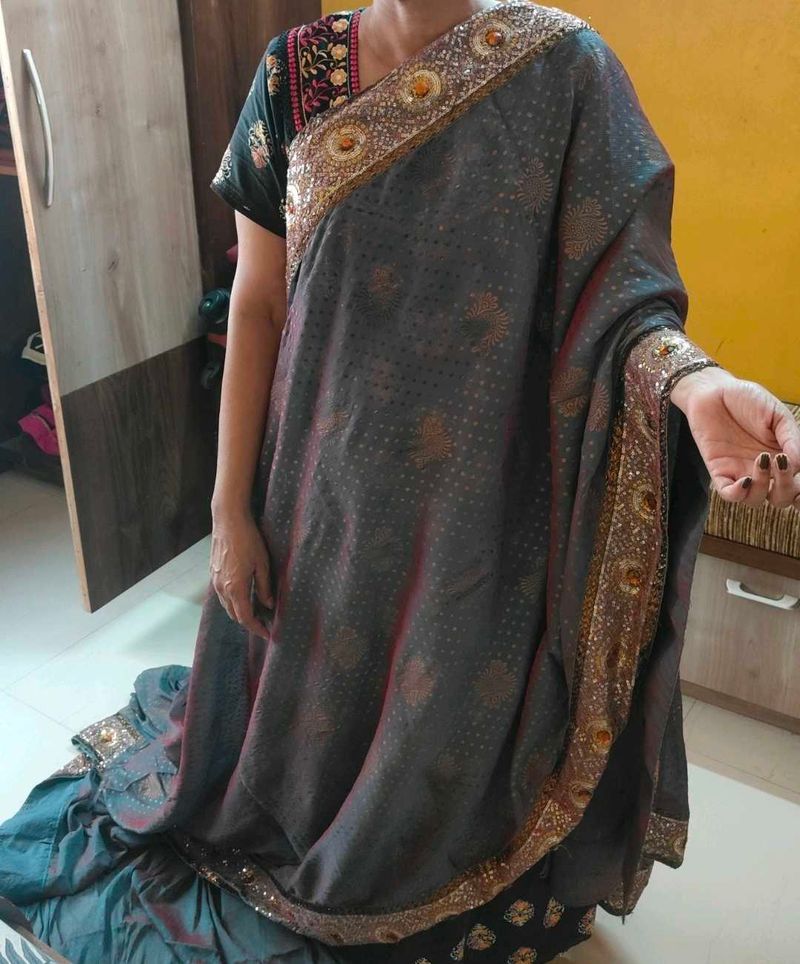 Elegant designer saree