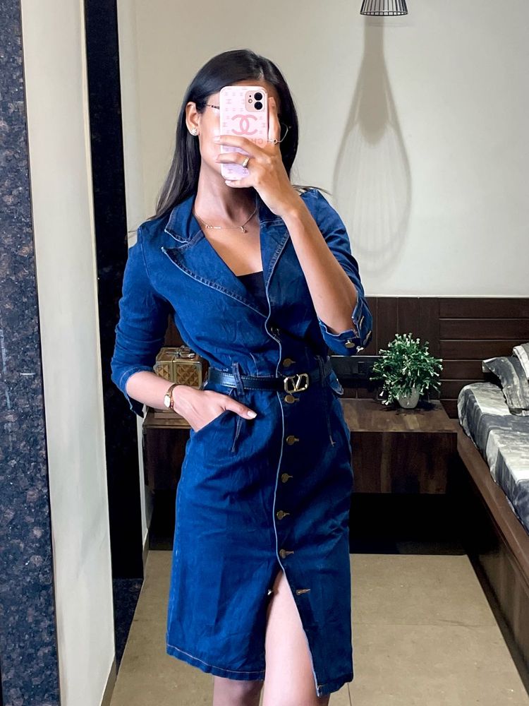 Denim Shirt Dress