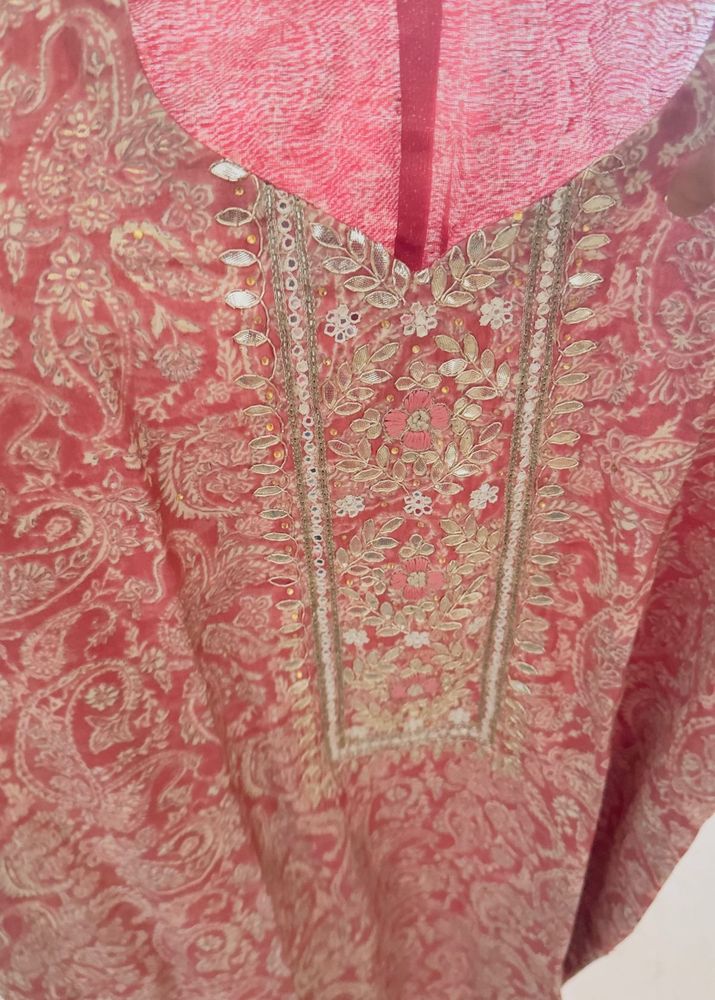 Striped Palazzos Suit Stitched