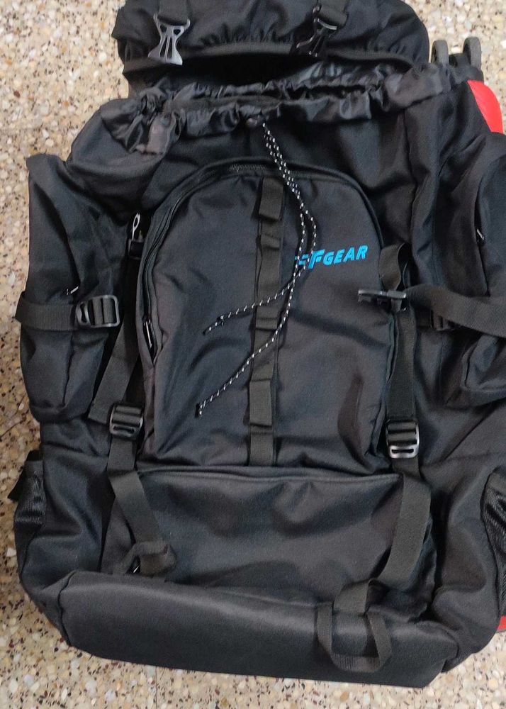 Fgear Black Rucksack Trekking Bagpack