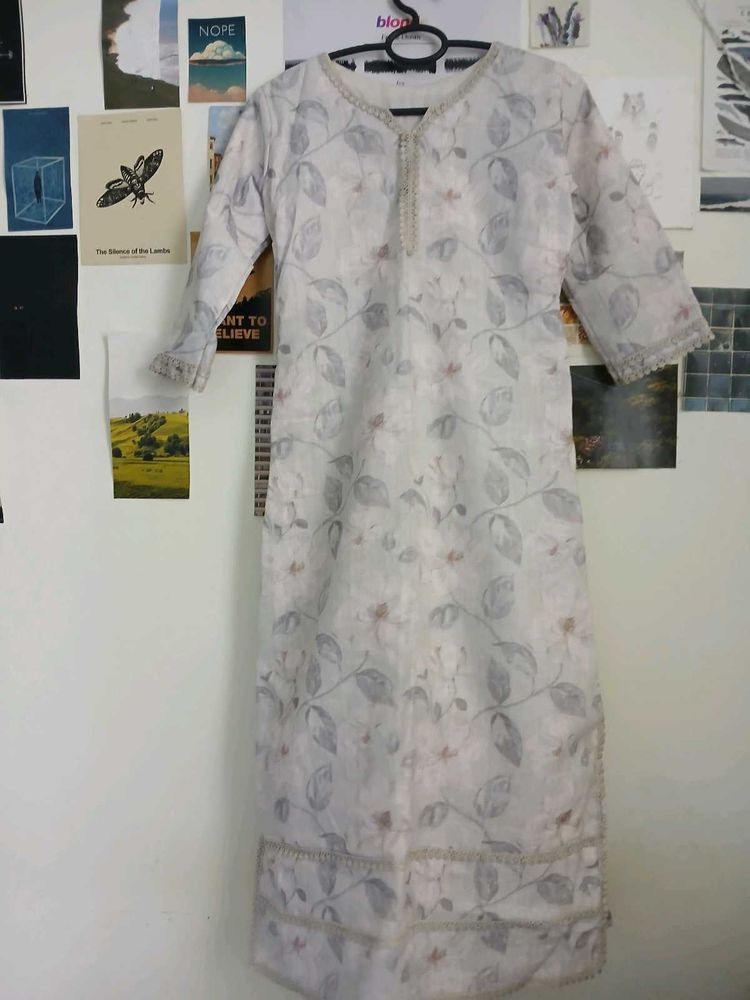 Floral Print Kurta
