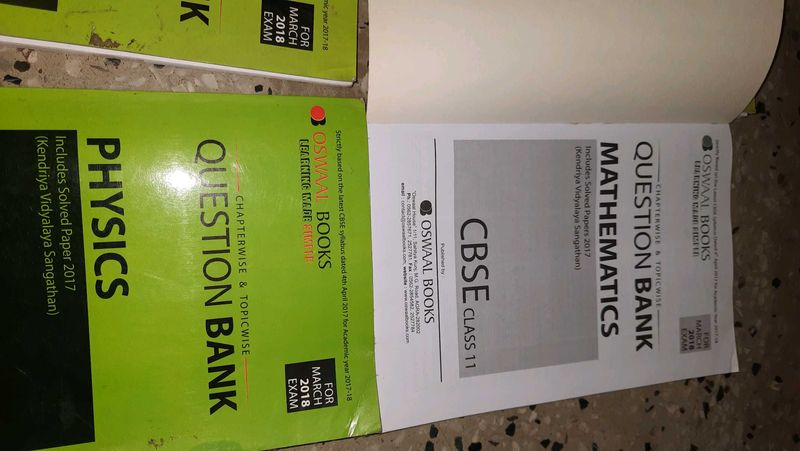 Oswaal CBSE Class 11 Question Banks