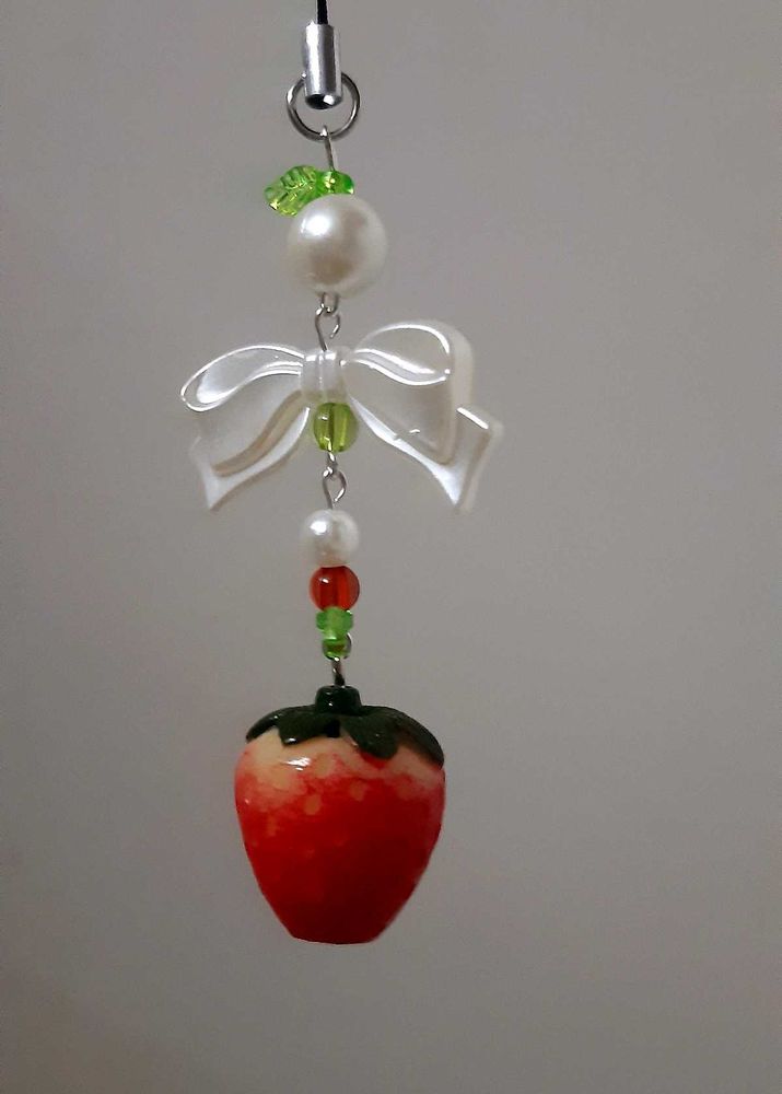 Strawberry Phone Charms