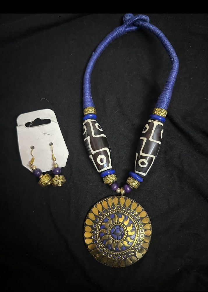 Blue Jewellery Set