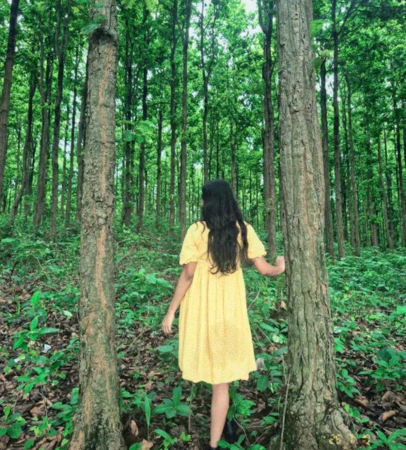 Cute Yellow Babydoll Dress
