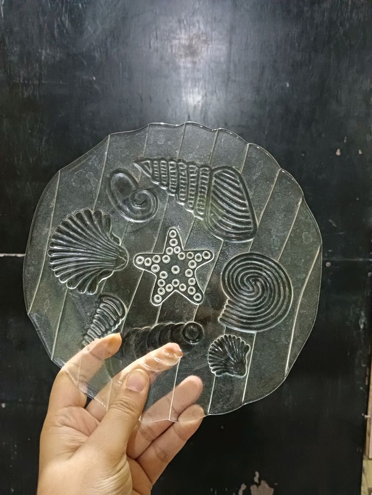 Set Of 6 Glass Plates