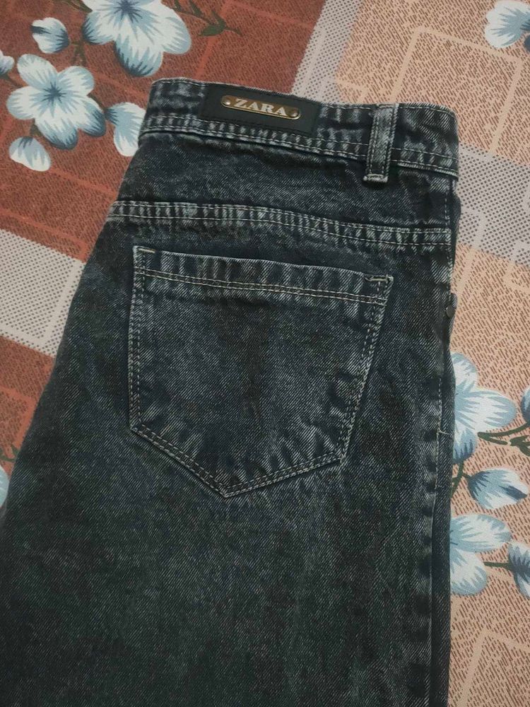 women Zara flared High waist jeans