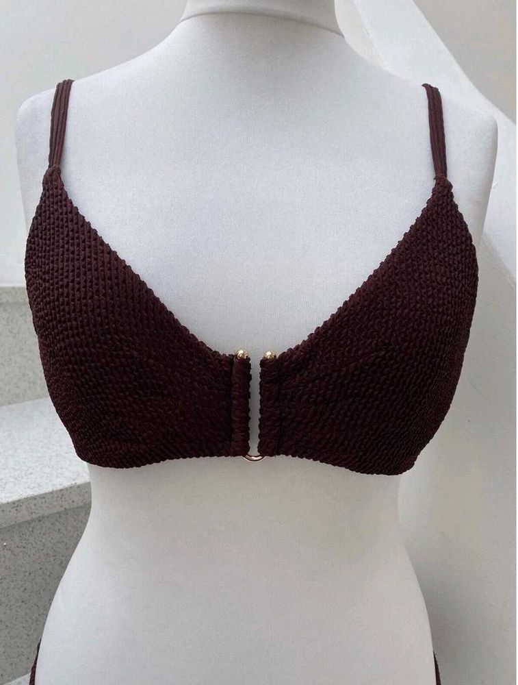 Free delivery...Brown Textured bra 36B