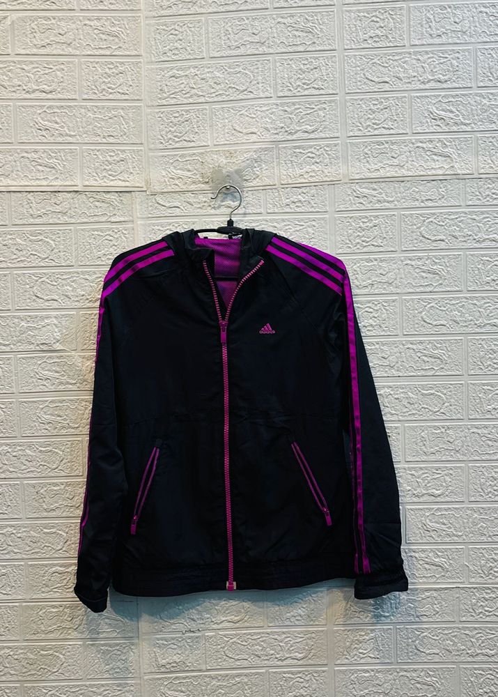 🇹🇭 Adidas Imported Track Jacket - Black &amp; Purple