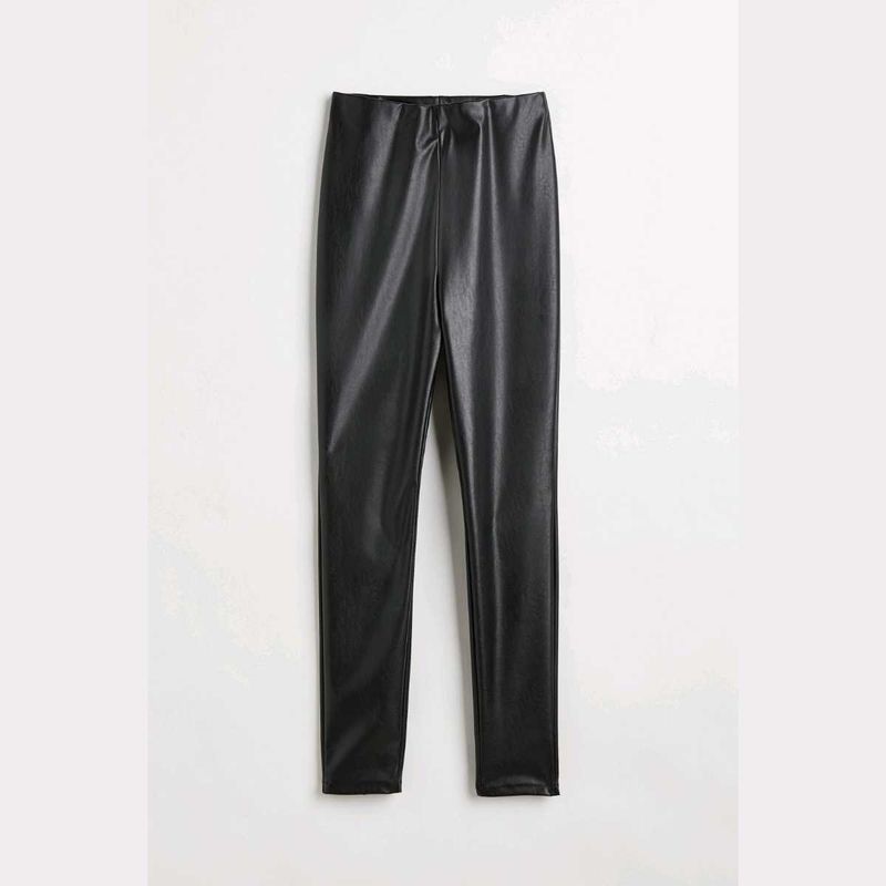 H&amp;M Black Faux Leather Pants