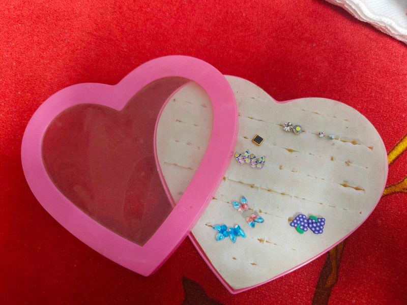 Heart Shaped Ring Set