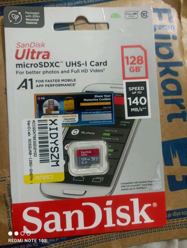 Sandisk 128 Gb Memory Card