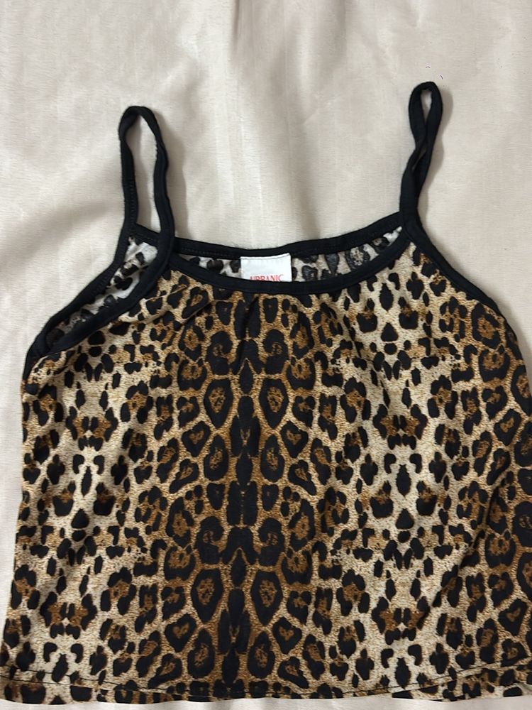 Cheetah Print Tank Top